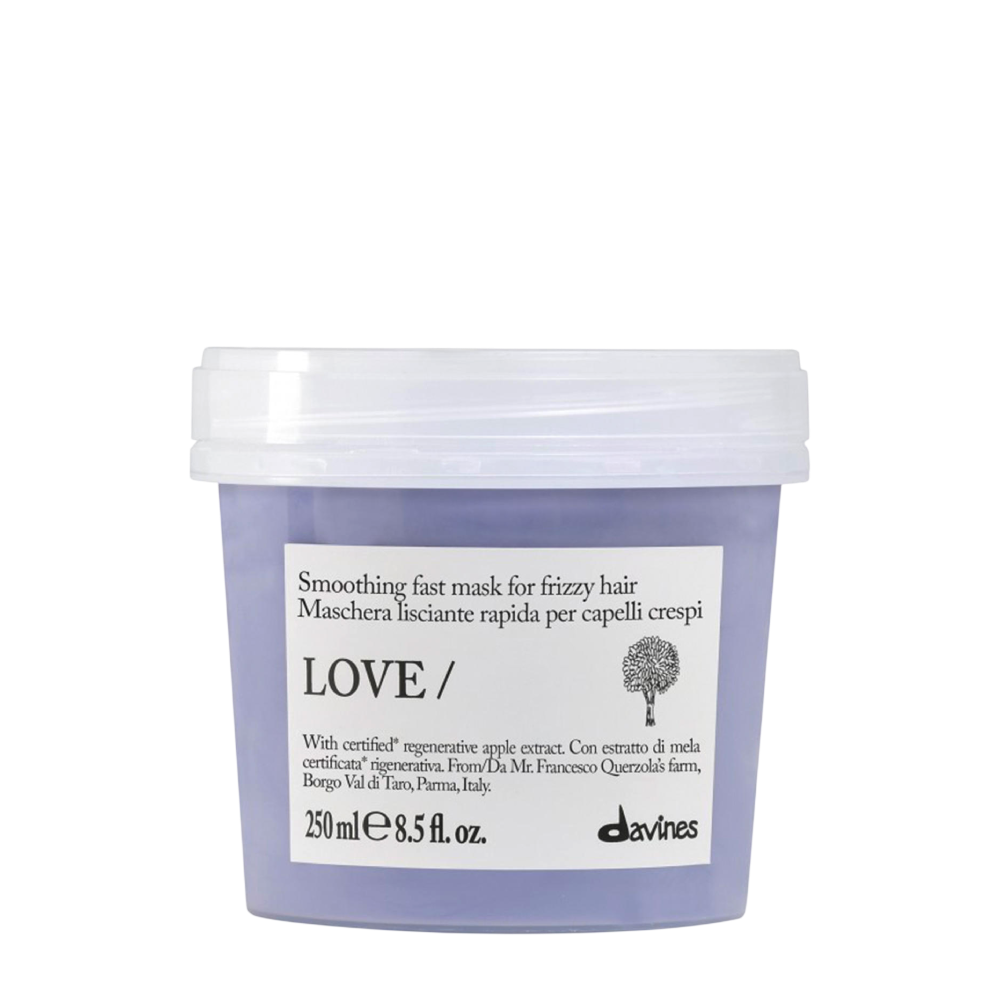 DAVINES Love Smoothing Hair Mask New 250ml - Маска для миттєвого розгладження неслухняного і хвилястого волосся DAVINES Love Smoothing Hair Mask New 250ml - Маска для миттєвого розгладження неслухняного і хвилястого волосся
